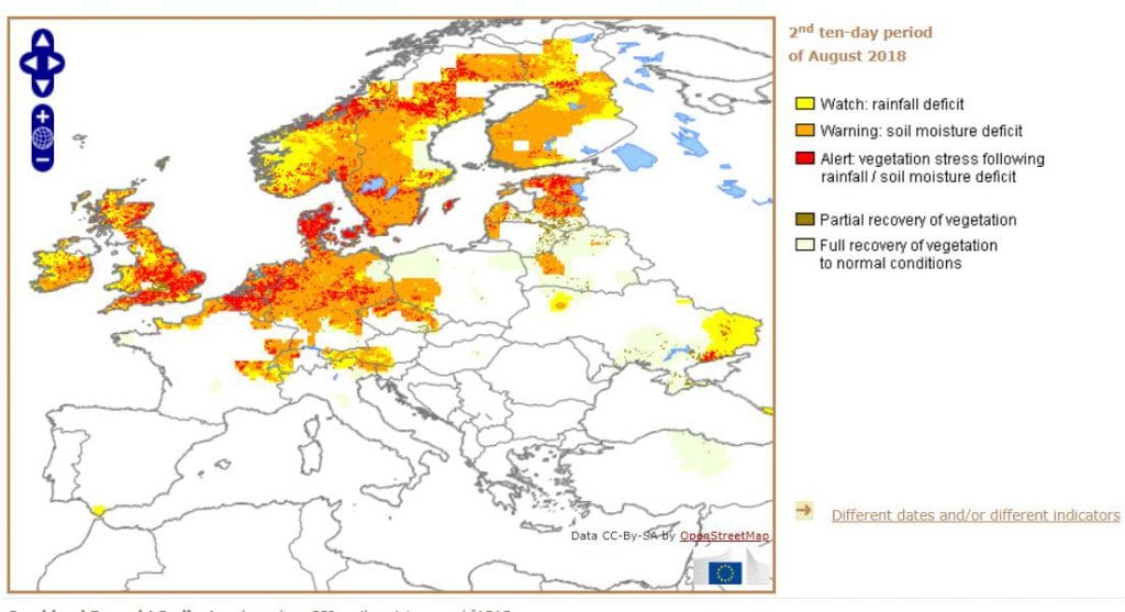 North and Central Europe hit by drought • Water News Europe